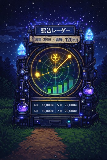 配当レーダー夜