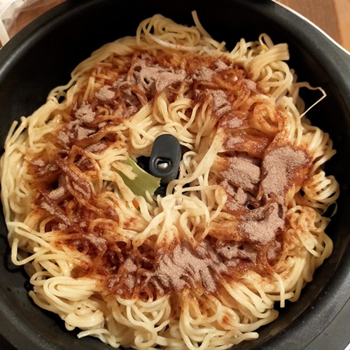 オートクッカーで焼きそば01
