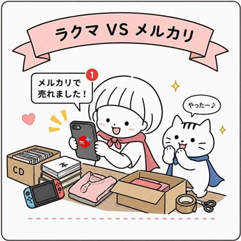 ラクマVSメルカリ